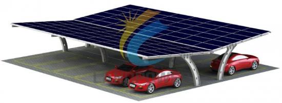 steel solar carport structure