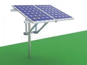 energía solar fotovoltaica lado de montaje en poste
