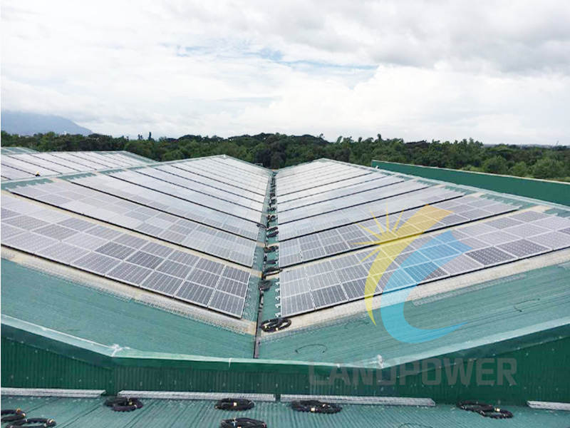 landpower 1mw techo corrugado filipinas